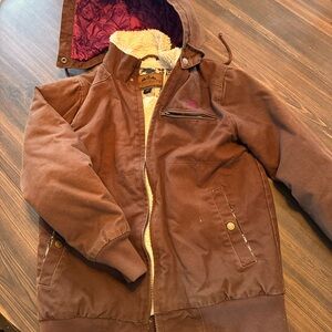Legendary Whitetails Brown Jacket with Sherpa Lining